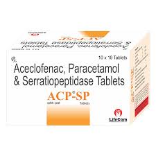 ACP-SP(PARACETAMOL/ACECLOFENAC) 10`S