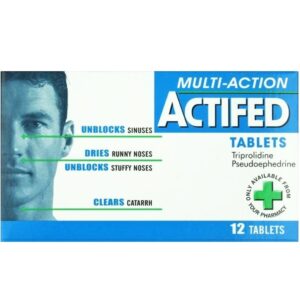 Actifed Multi Action Tablets 12’s